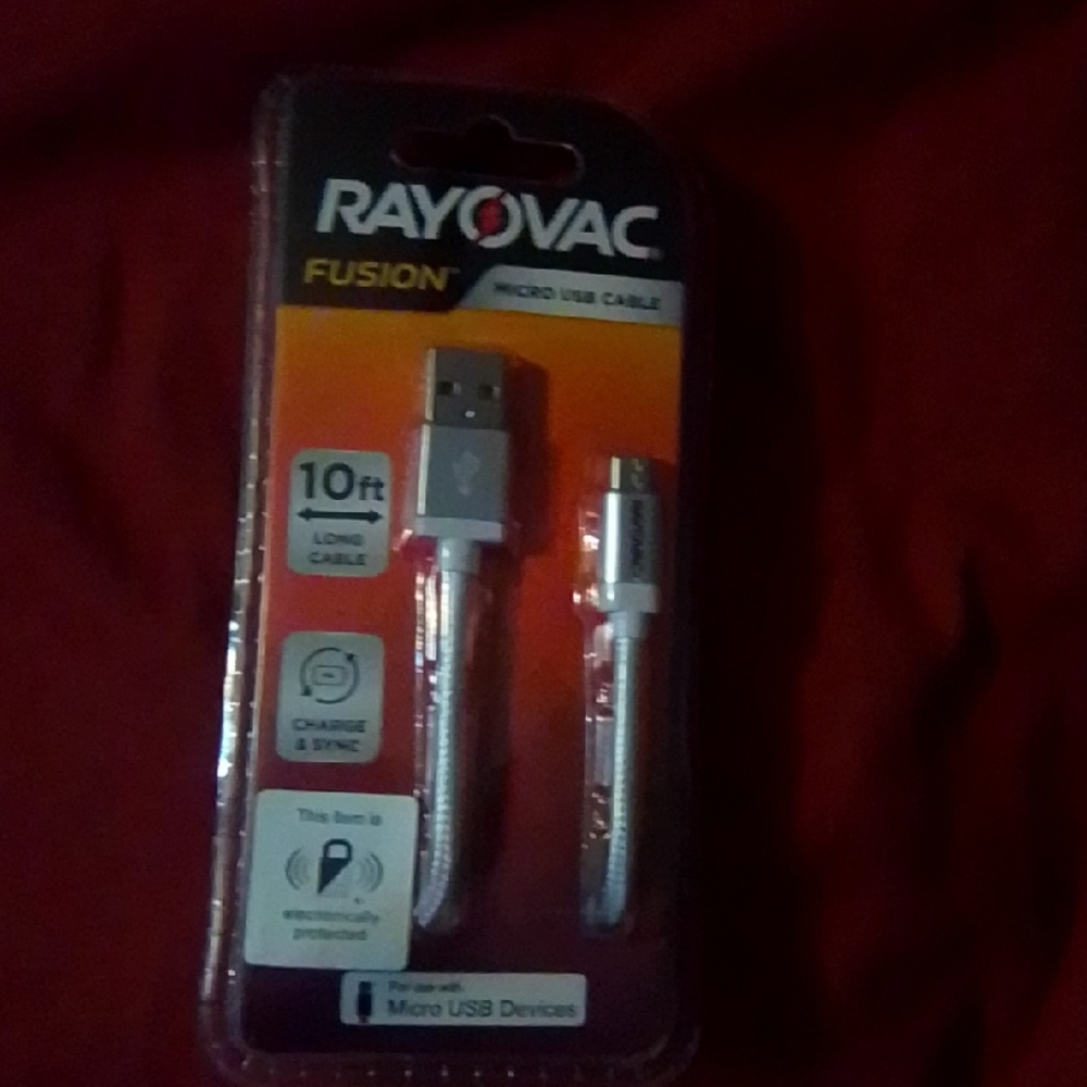 Fusion 10ft Micro USB Charging Cable - White